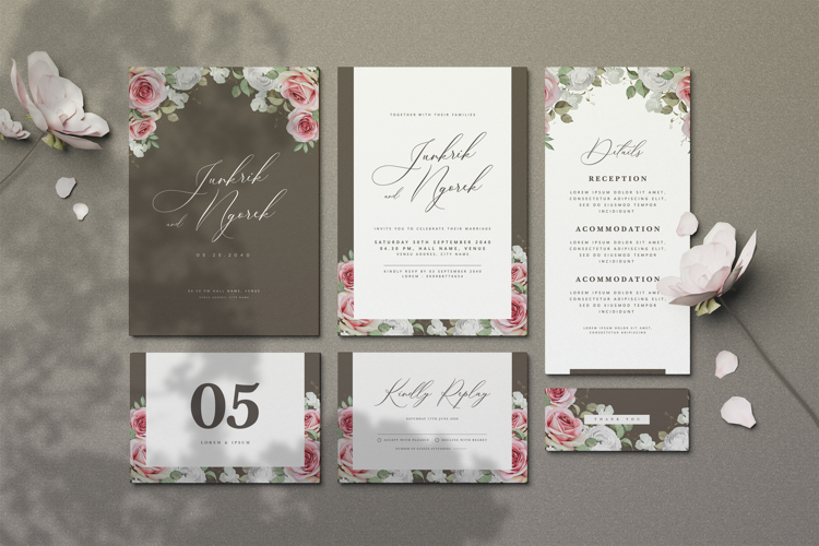 Wedding Invitation Card Template Image 18