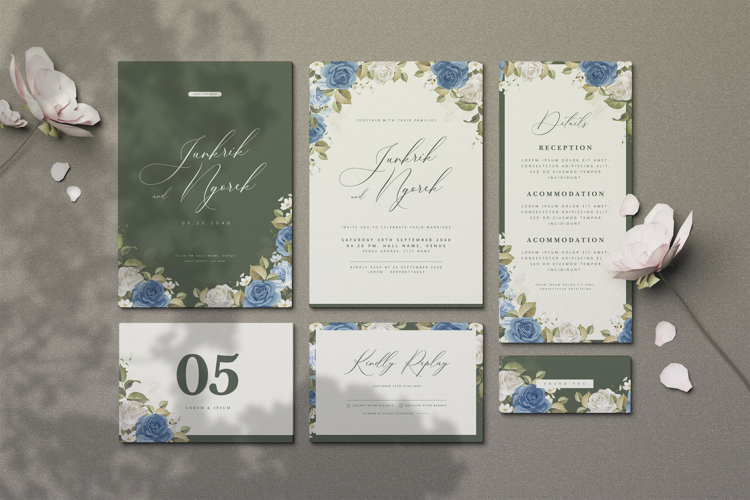 Wedding Invitation Card Template Image 9