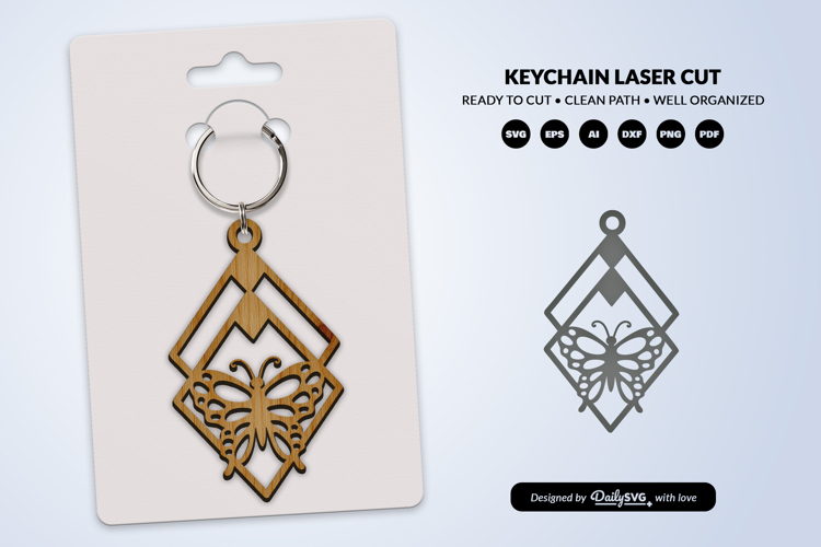 Acrylic Keychain Svg Image 21