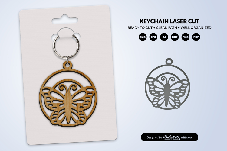 Acrylic Keychain Svg Image 17