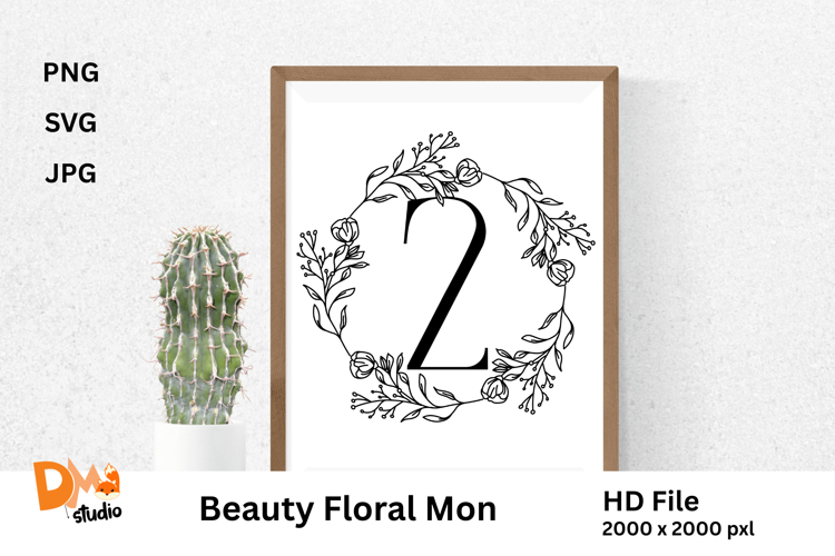 Flower Alphabet Image 2