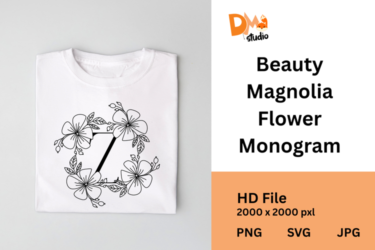 Magnolia Clipart Image 24