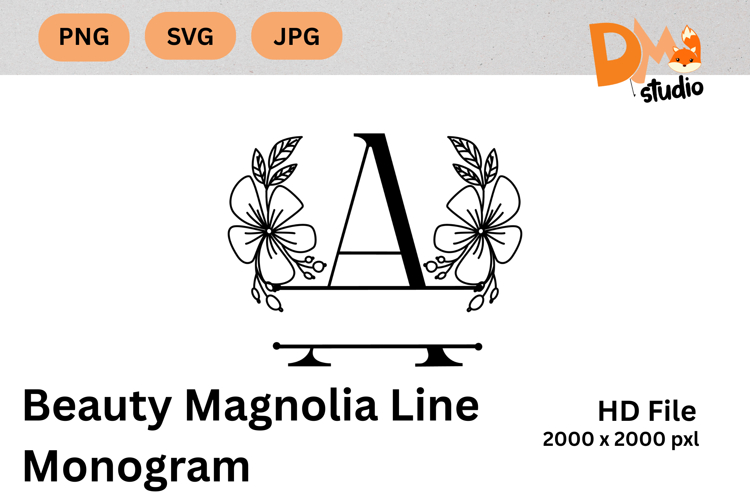 Magnolia Clipart Image 2