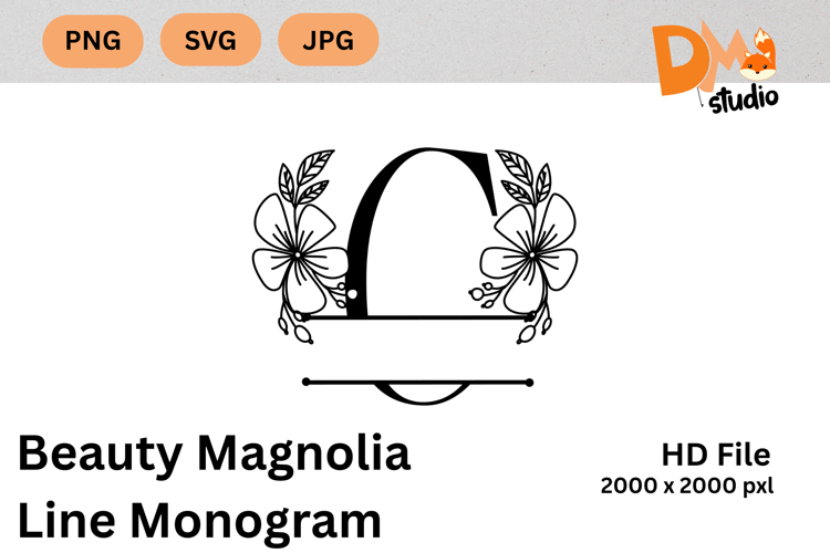 Magnolia Clipart Image 22