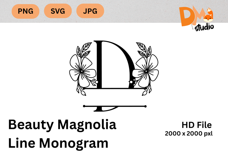 Magnolia Clipart Image 24
