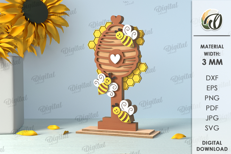 Honey Bee Clipart Image 19
