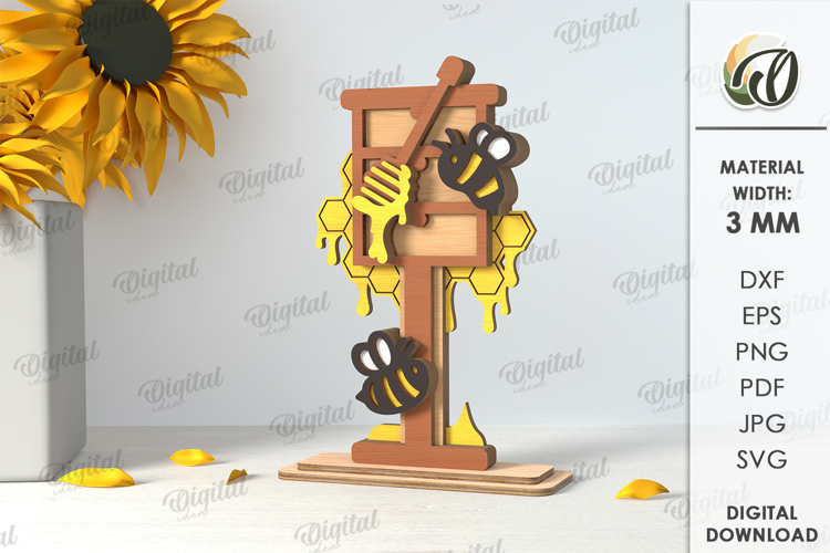 Honey Bee Clipart Image 16
