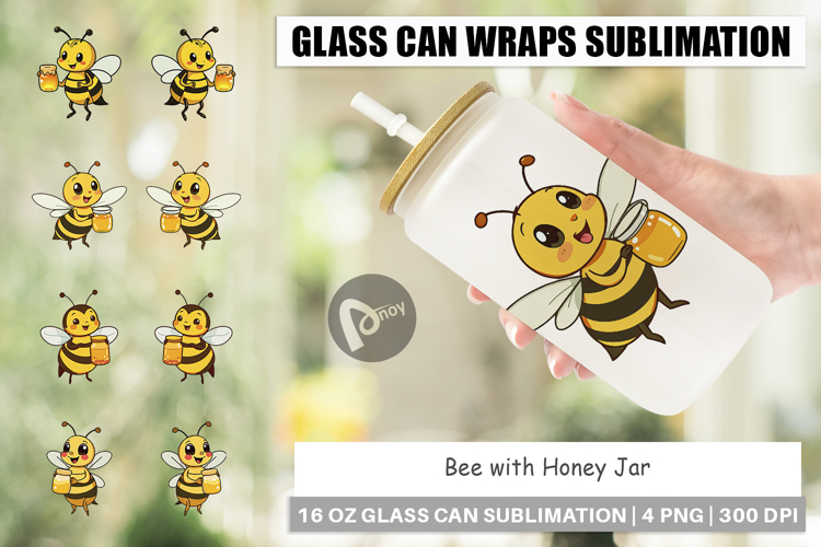 Honey Jar Clipart Image 24