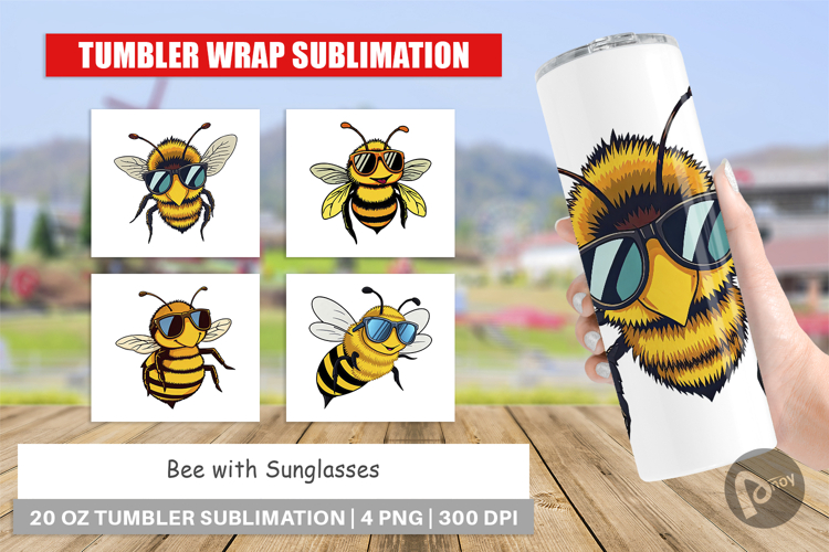 Tumbler Cool Bee