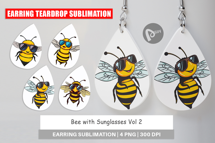 Earring Cool Bee