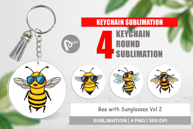 Keychain Cool Bee