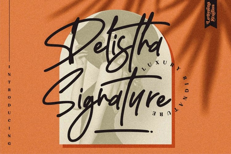 Delistha Signature - Modern Signature Font example image 1