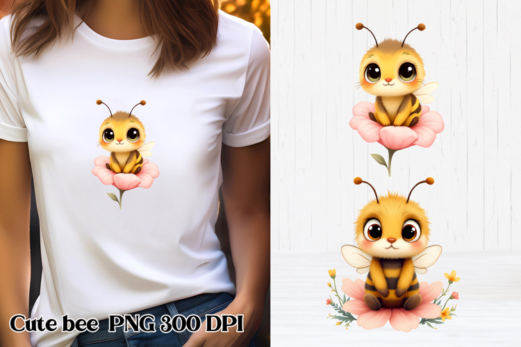 Cute Bee Clipart  Image 7