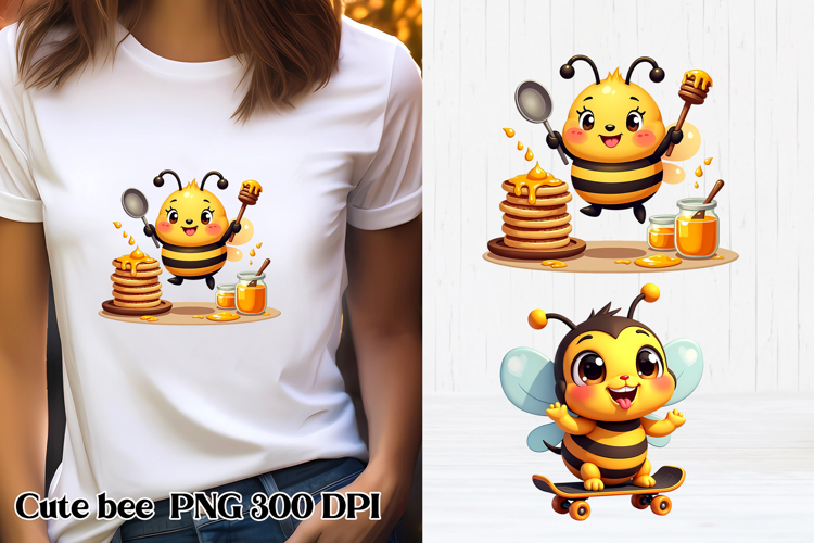 Cute Bee Clipart  Image 3