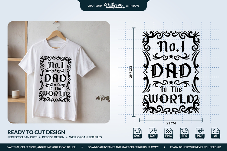 Best Dad Beer Label SVG - Fathers Day Gift Design