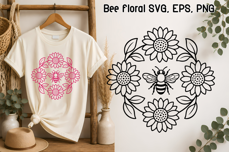 Vintage Bee Svg Image 10