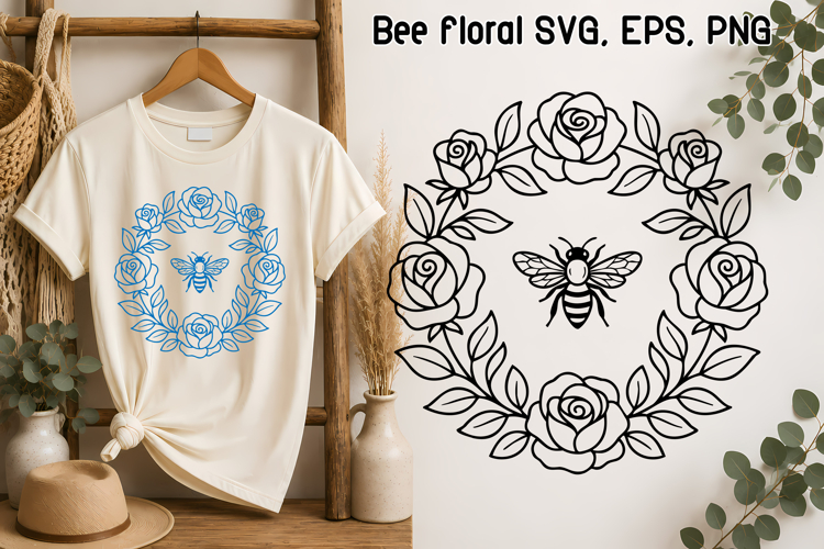 Vintage Bee Svg Image 9
