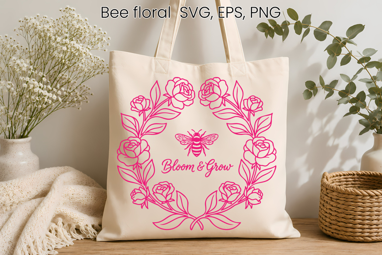 Vintage Bee Svg Image 4
