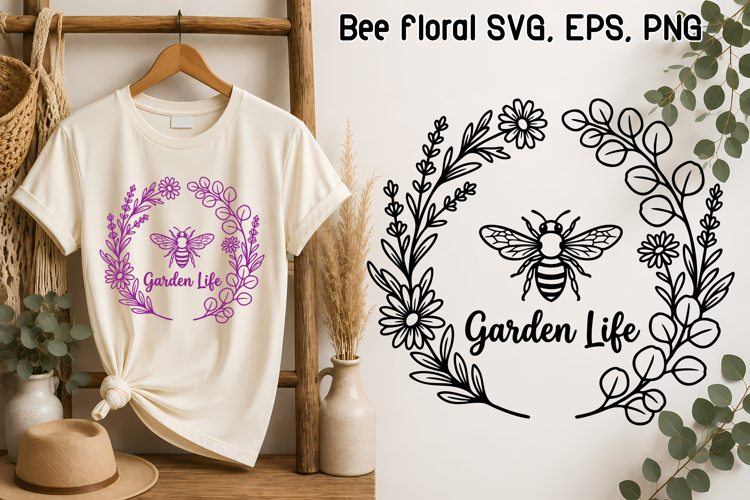 Vintage Bee Svg Image 2
