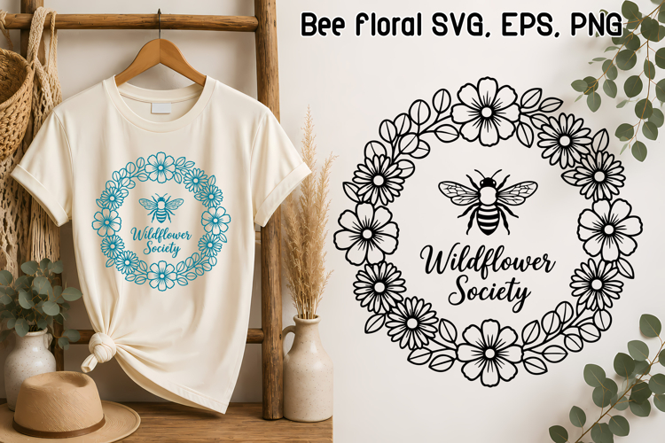 Vintage Bee Svg