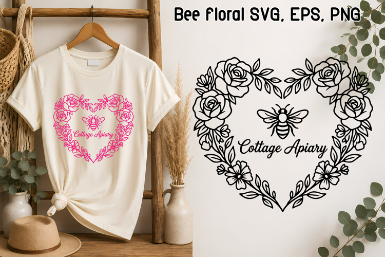 Vintage Bee Svg Image 24