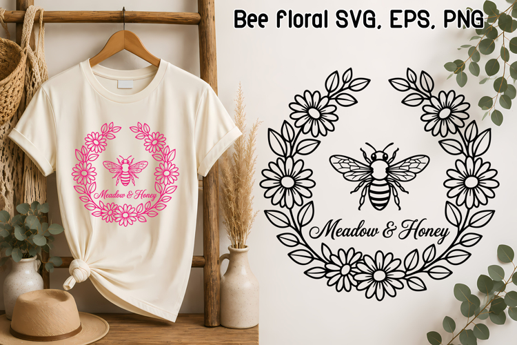 Vintage Bee Svg Image 11