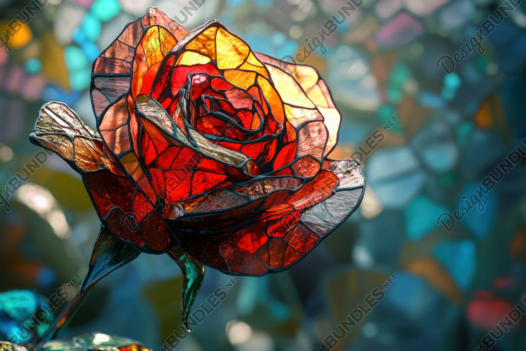 Stained Glass Texture Image 23