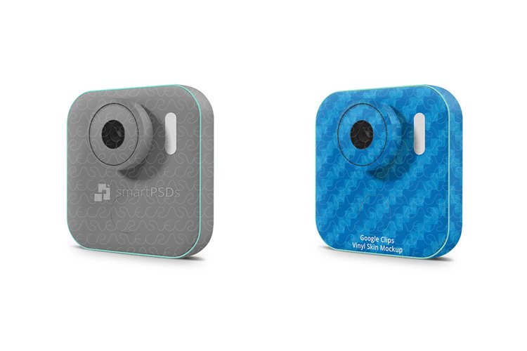 Google Clips 2018 Skin PSD Mockup Template example image 1
