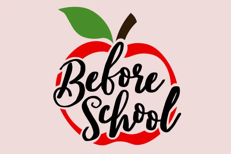 Before School Apple SVG Back to School Teacher Shirt Design