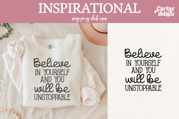 Inspirational Sublimation and Cut File