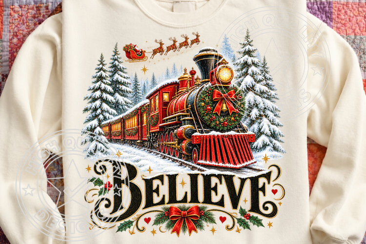 Believe Polar Express Train PNG example image 1