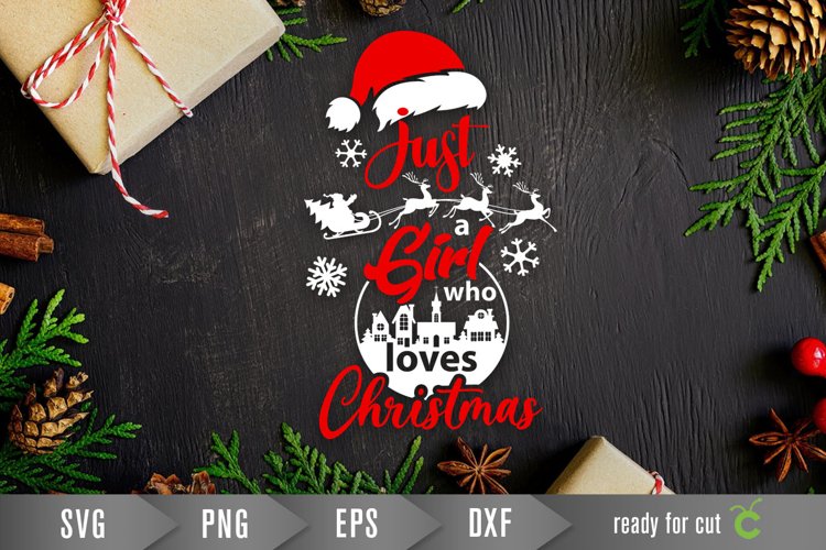 Girl Christmas Svg Image 12