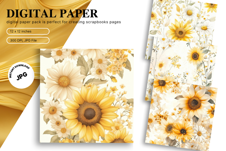 Sunflower Background Image 13