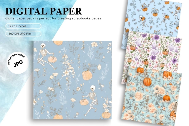 Halloween Pattern Background Scare Horror Ghost Wallpaper26