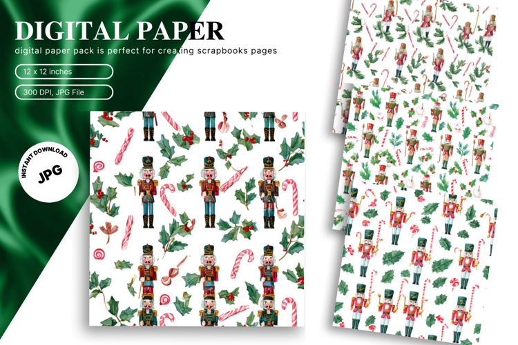 Christmas Ornament Background Seamless Pattern Gift Wrap_45