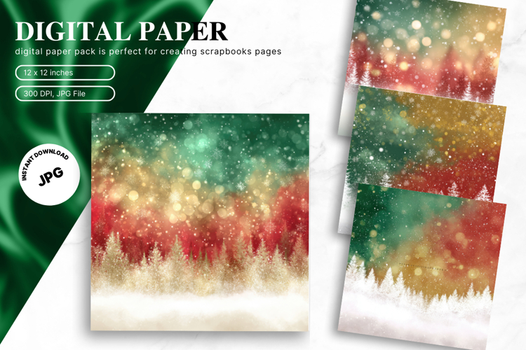 Christmas Tree Background Forest Pine Tree Winter Wallpaper