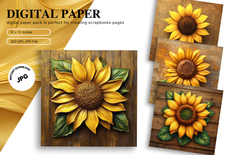 Sunflower Background Image 3