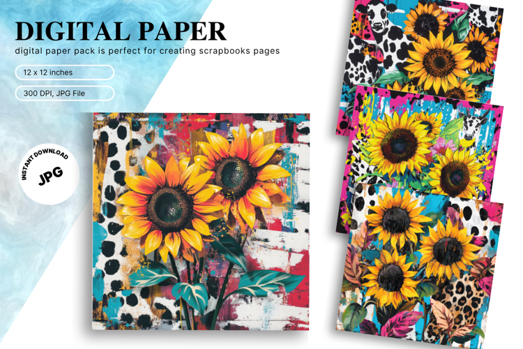Sunflower Background Image 17