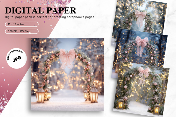 Snow Christmas Backgrounds Image 8