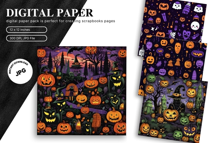 Halloween Pattern Background Scare Horror Ghost Wallpaper11