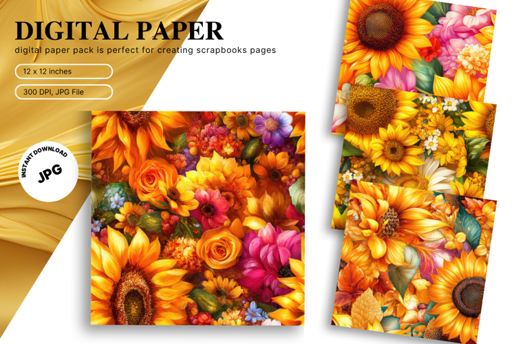 Sunflower Background Image 19