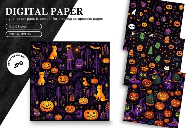 Halloween Pattern Background Scare Horror Ghost Wallpaper10