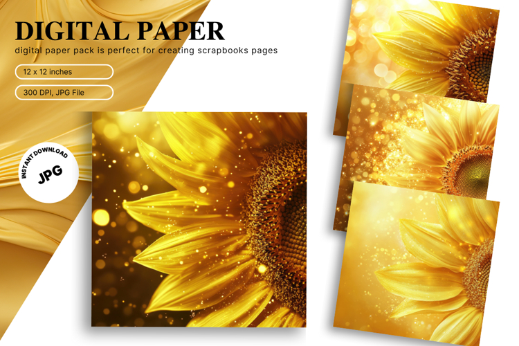 Sunflower Background Image 11