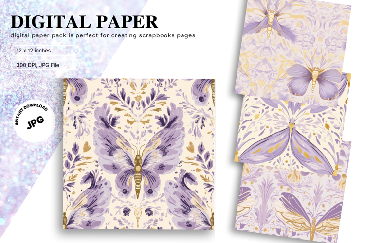 Butterfly Scrapbook Paper
