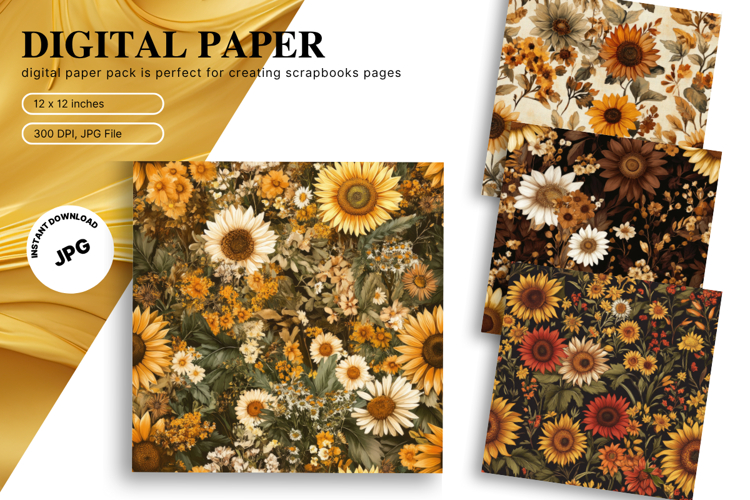 Sunflower Background Image 18