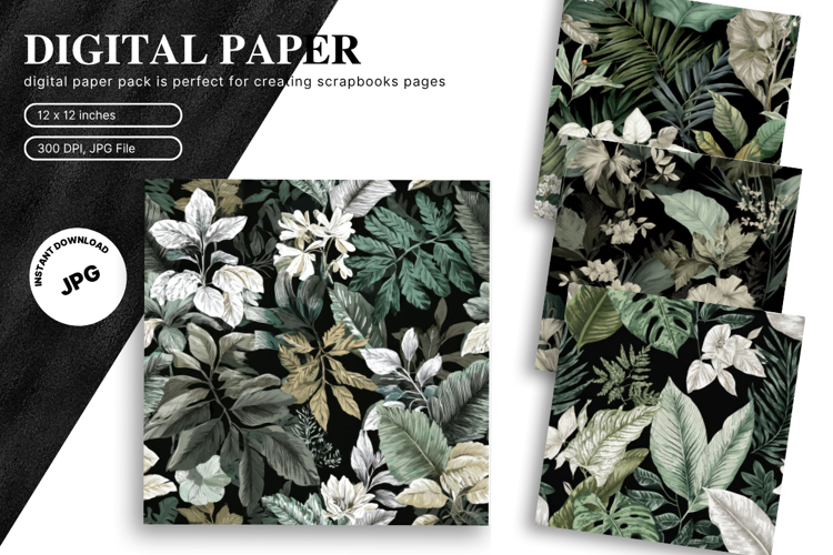 Monstera Leaf Clipart Image 16