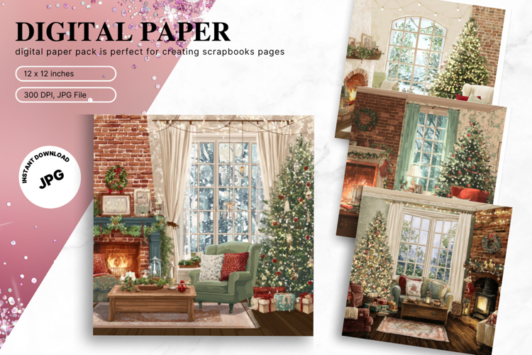 Snow Christmas Backgrounds Image 20