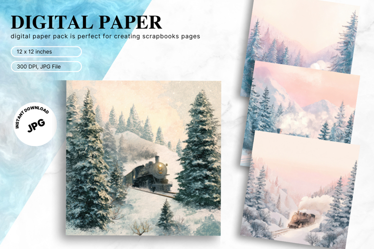 Snow Christmas Backgrounds Image 23