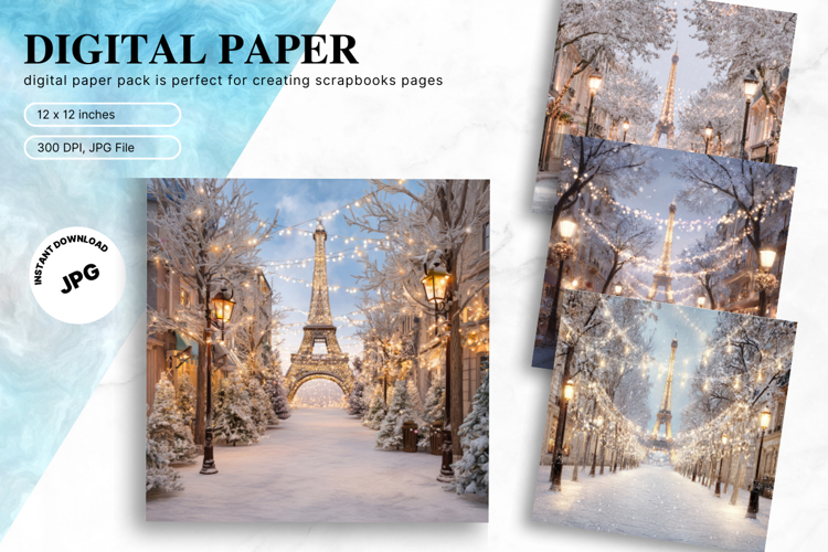 Snow Christmas Backgrounds Image 6