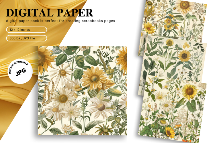 Sunflower Background Image 18
